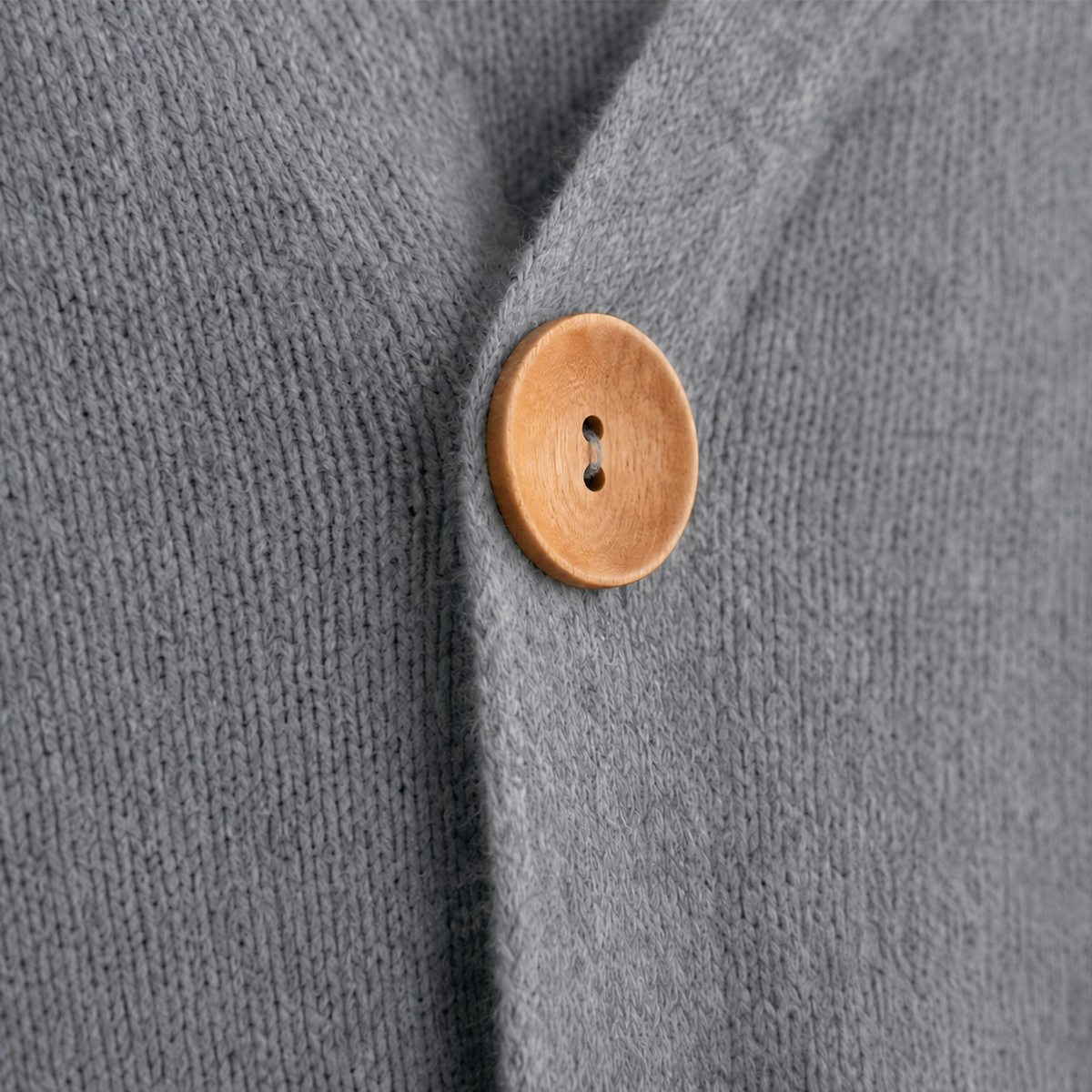 Nestelle – Hooded Waffle-Knit Button-Front Cardigan