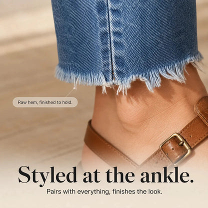 Distressa – Soft Stretch Distressed Cropped Jeans for Women