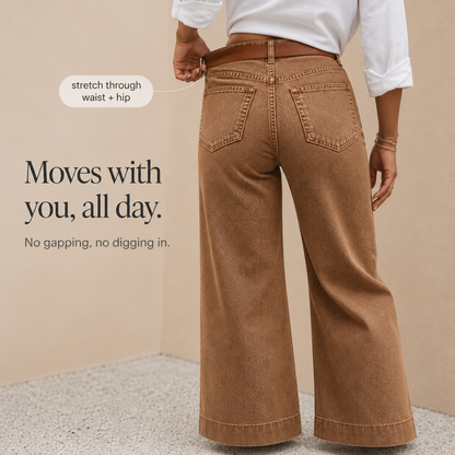 Vintora – High-Rise Wide-Leg Vintage Wash Jeans