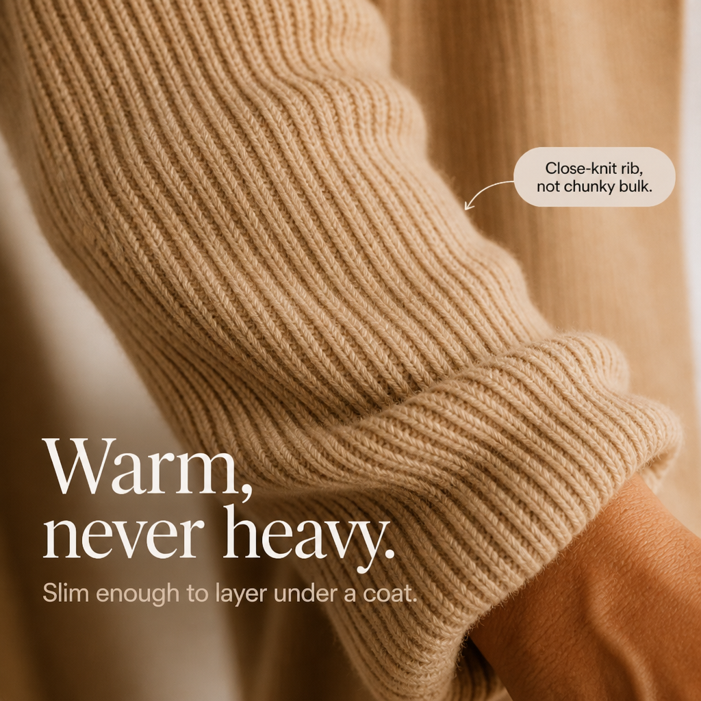 Asymira – Asymmetrical Neck Ribbed Button Cardigan
