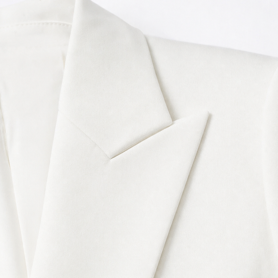 Blazelle – Asymmetric Hem Single-Breasted Blazer Dress