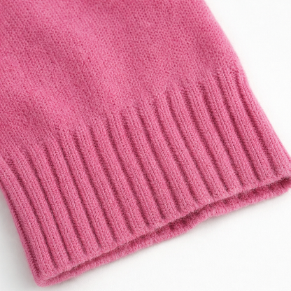Frayelle – Frayed-Edge Open-Knit Oversized Hoodie