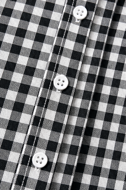 Everwear – Checkered Long-Sleeve Button-Up Shirt For Women