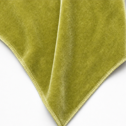 Velvara – Asymmetric Button Velvet Turtleneck Top