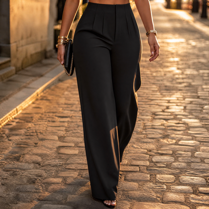 Creasia – Women's Tailored Pleated Trousers
