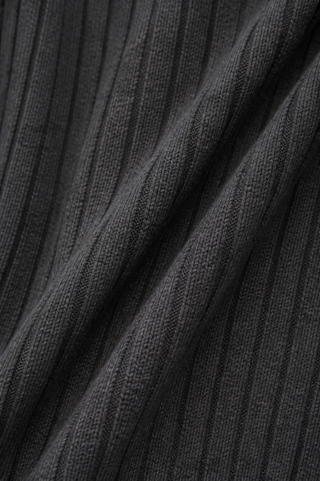 Arlina – High-Waist Ribbed Knit A-Line Midi Dress