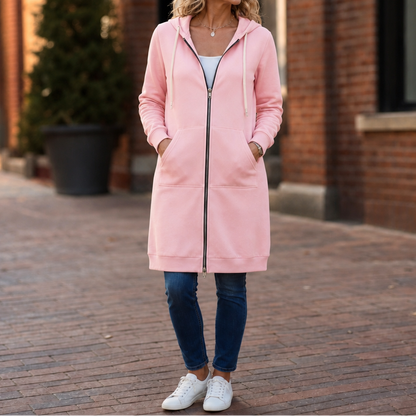 Wrapdown – Long Zip-Up Hooded Jacket