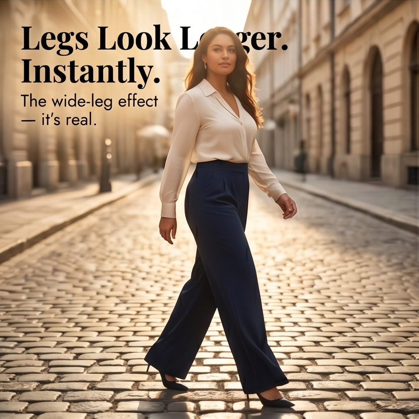 Creasia – Women's Tailored Pleated Trousers
