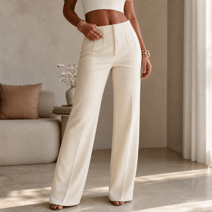 Creasia – Women's Tailored Pleated Trousers